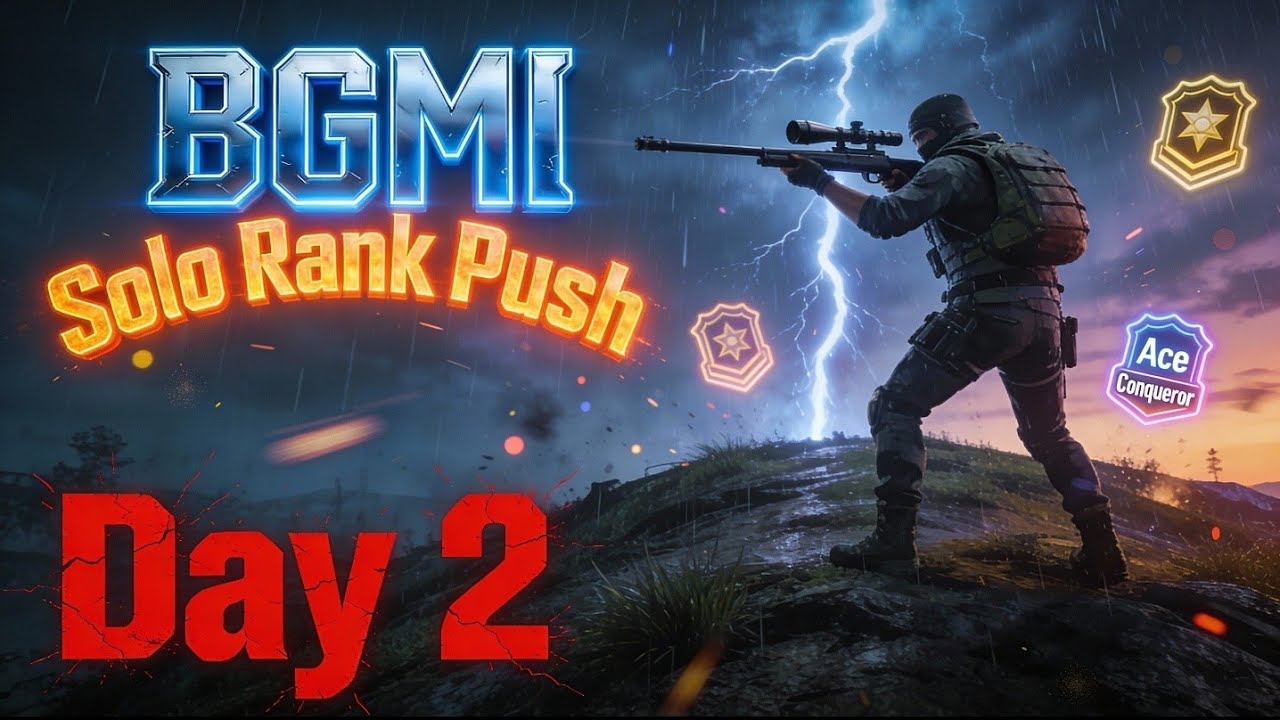 SOLO RANK PUSH DAY 2 II KILLER YT 🎮