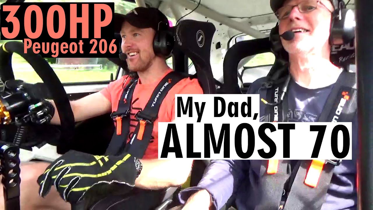 Taking My Dad Out In a 300hp Peugeot 206!