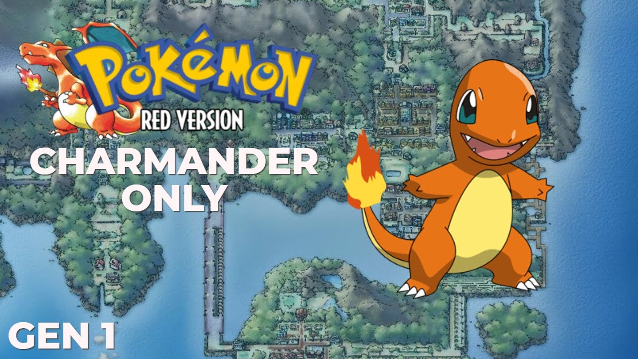 Can You Beat Pokemon Red With Only A Charmander? (No Items In Battle)
