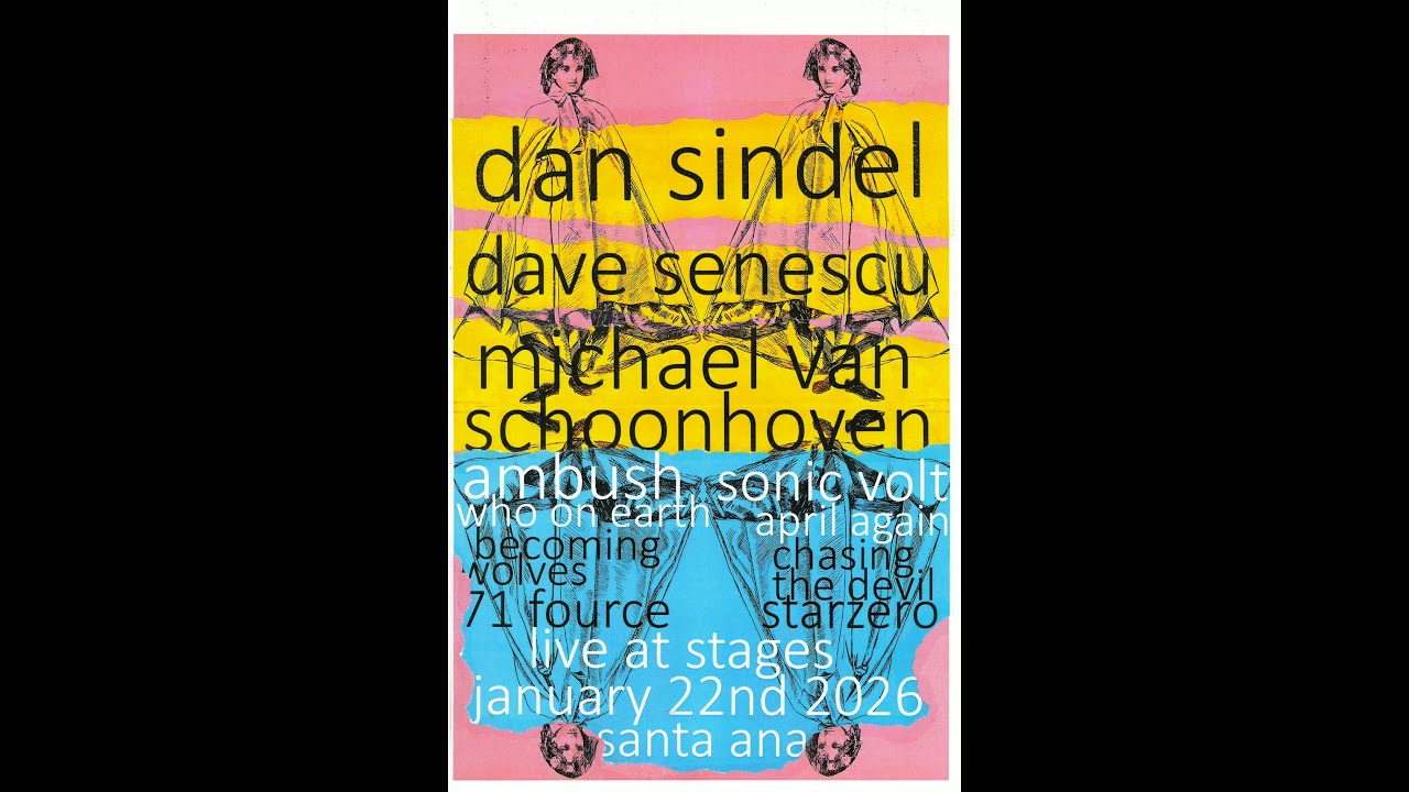 Dan Sindel - Live At Stages (partial set) January 22nd 2026 (Dave Senescu, Michael Van Schoonhoven)