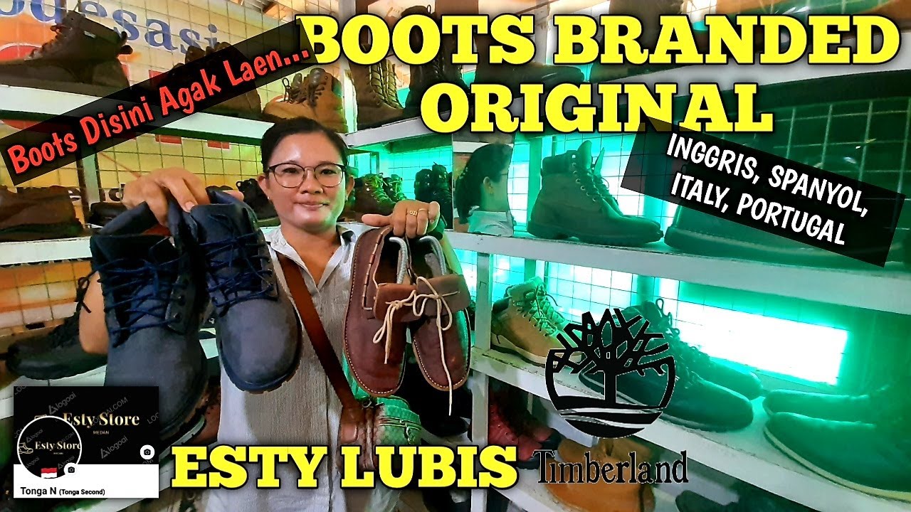 AGAK LAEN...Sepatu Boots Kualitas Tinggi Harga Standar || Esty Lubis