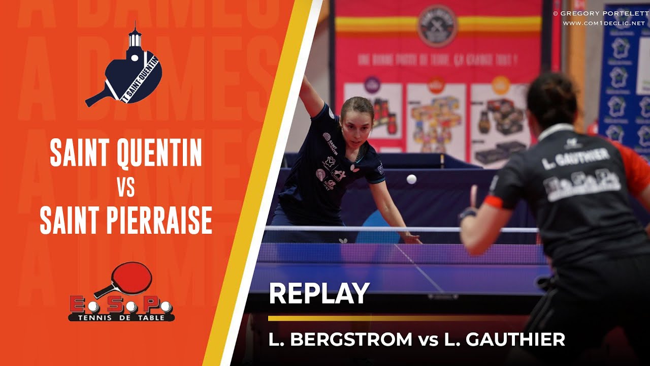 Linda BERGSTROM vs Lucie GAUTHIER | Saint-Quentin - Saint-Pierraise | Finale retour PRO A