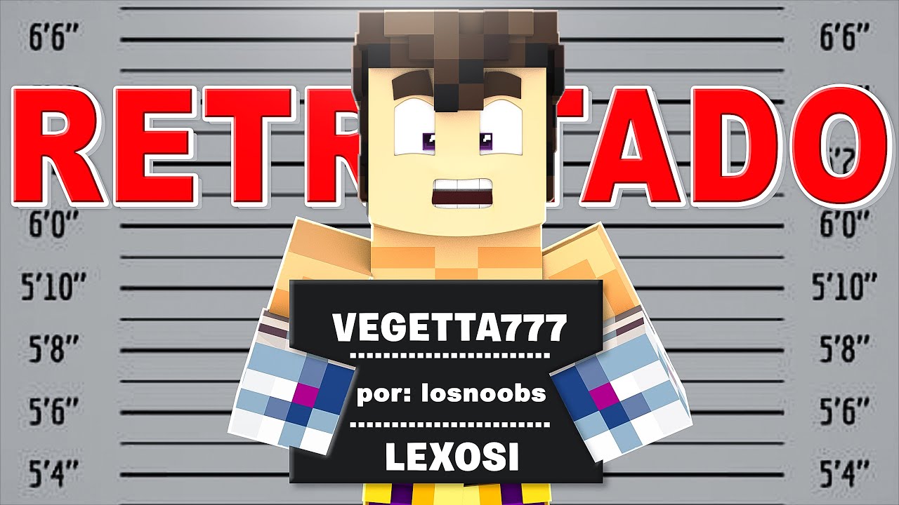 *Vegetta777 Retratado* Minecraft con Noobs
