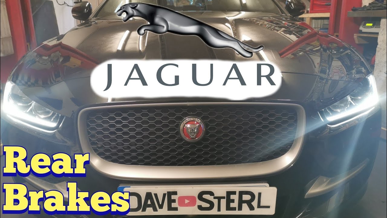 Jaguar XE Rear Brake Pads Change, Electronic Parking Brake Service Position