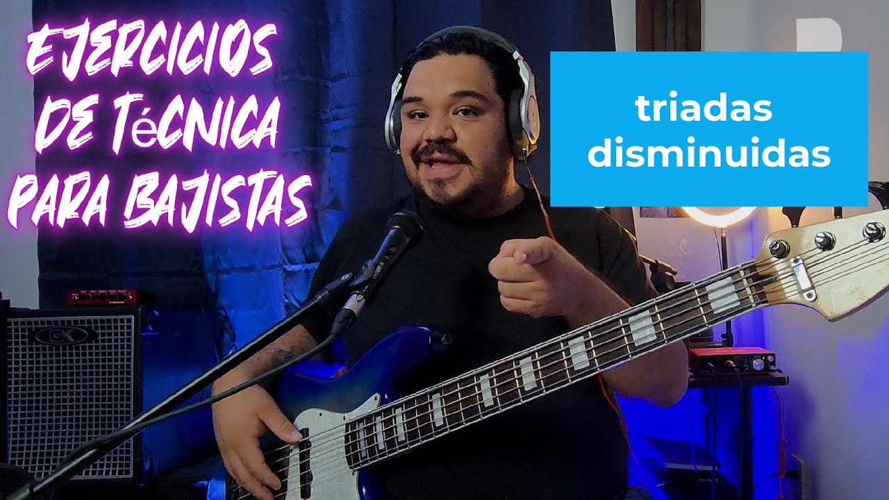 ¿Cómo tocar triadas disminuidas en el bajo | Ejercicios de técnica para bajistas