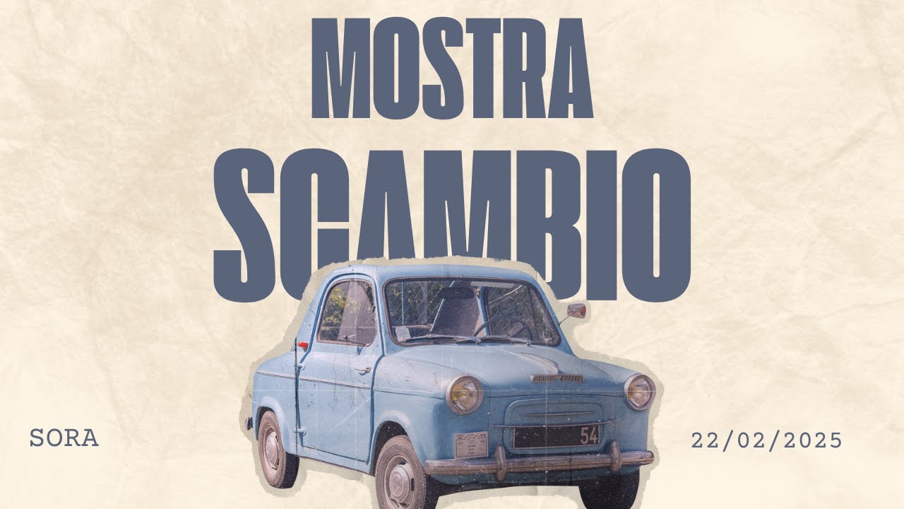 Alla Mostra Scambio di Sora! Auto e Moto d'Epoca, Ricambi Rari e Passione Vintage!