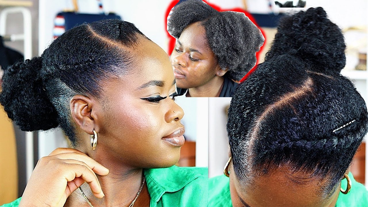 A SIMPLE WASH DAY STYLE FOR SHORT NATURAL HAIR | PROTECTIVE HAIRSTYLE