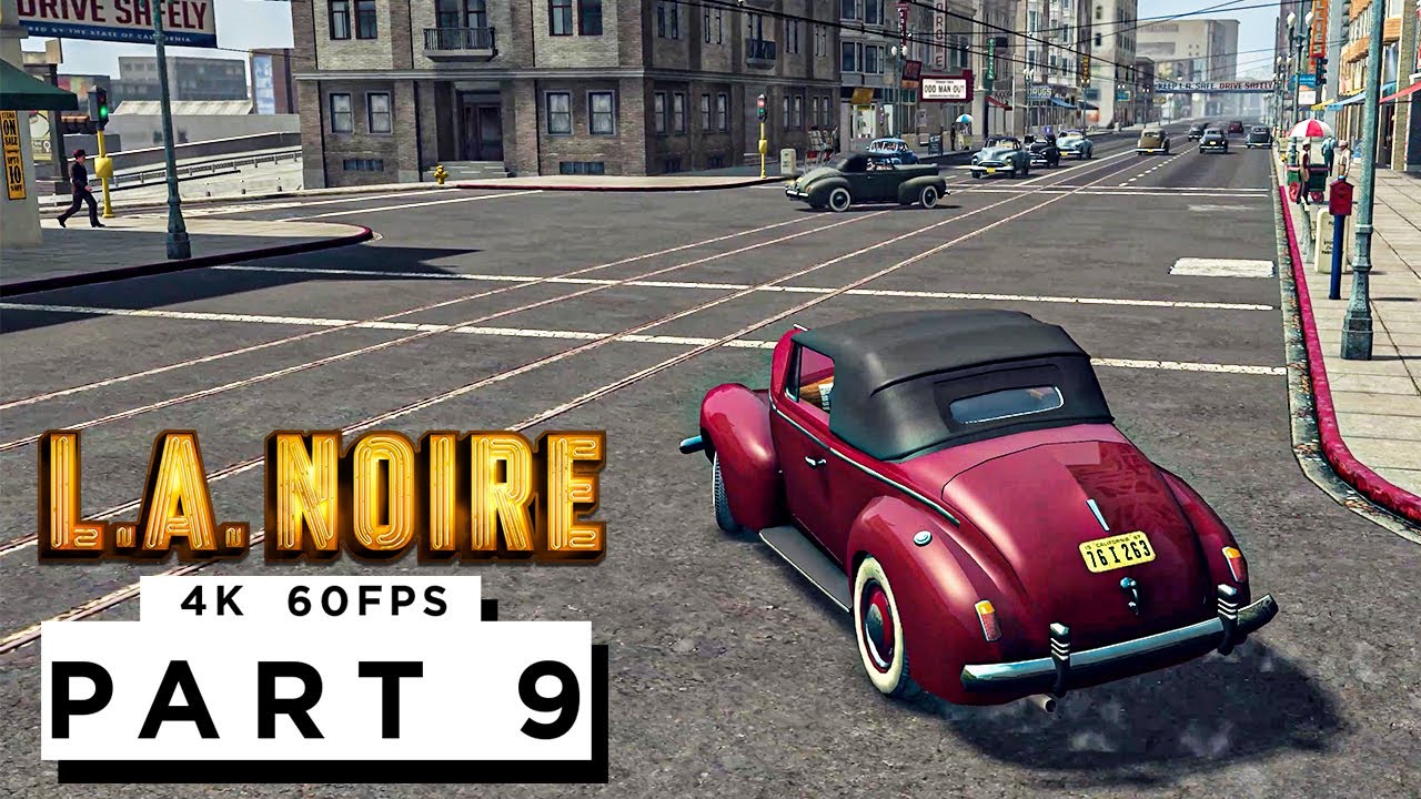 L.A NOIRE - THE STUDIO SECRETARY MURDER - Walkthrough Gameplay Part 9 - (4K 60FPS) - No Commentary