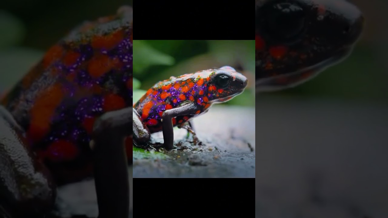 The Poison dart frog's deadly toxin 