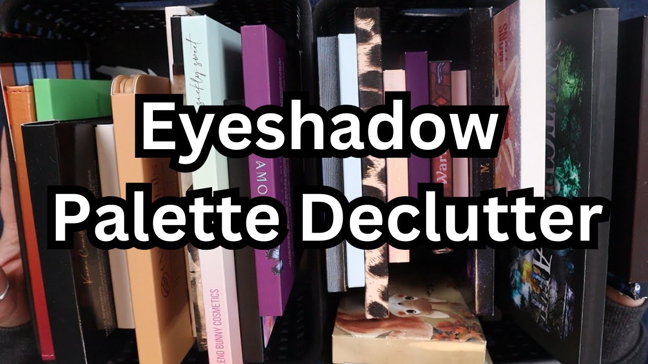 Eyeshadow Palette Declutter w/ mini reviews – It’s a Lot! - 2+ hours of *relaxing* eyeshadow content