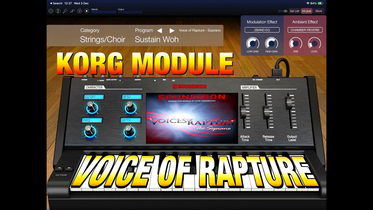 KORG MODULE Pro &mdash; НОВОЕ расширение &mdash; Soundiron's Voice Of Rapture &mdash; Оперная певица-сопрано &mdash; Демо...