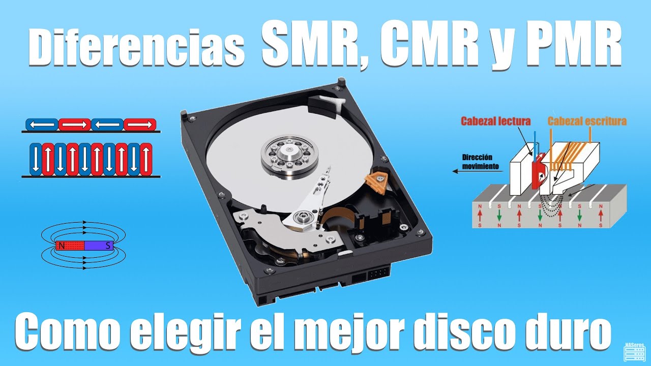 Diferencias entre SMR, CMR y PMR. Como elegir el mejor disco duro