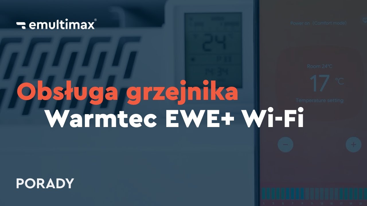 Programowanie i obsługa grzejnika elektrycznego Warmtec EWE+ Wi-Fi