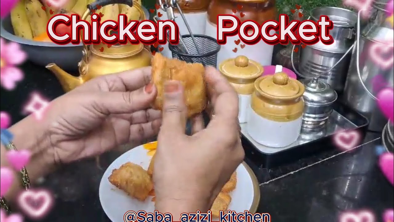 Chicken Pocket #viral #explore #chicken #recipe #food #cooking #sabaazizikitchen #shortvideo #reels 