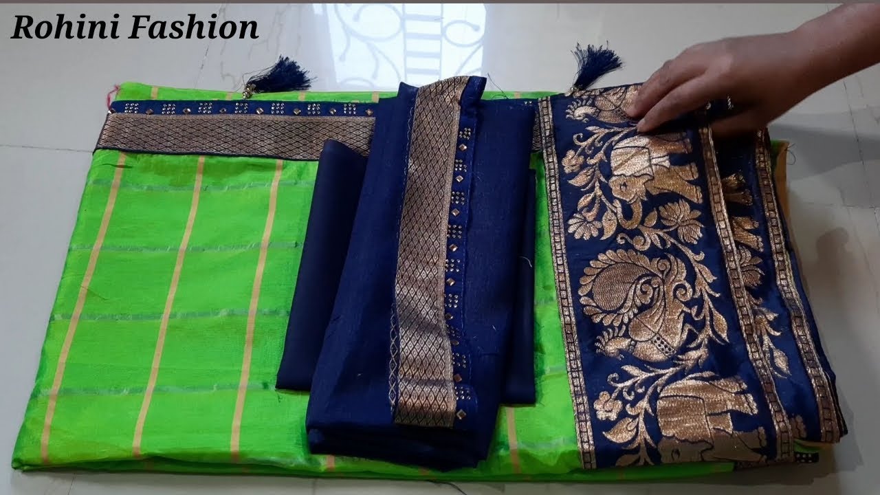 Beautiful model blouse back neck design|cutting and stitching back neck