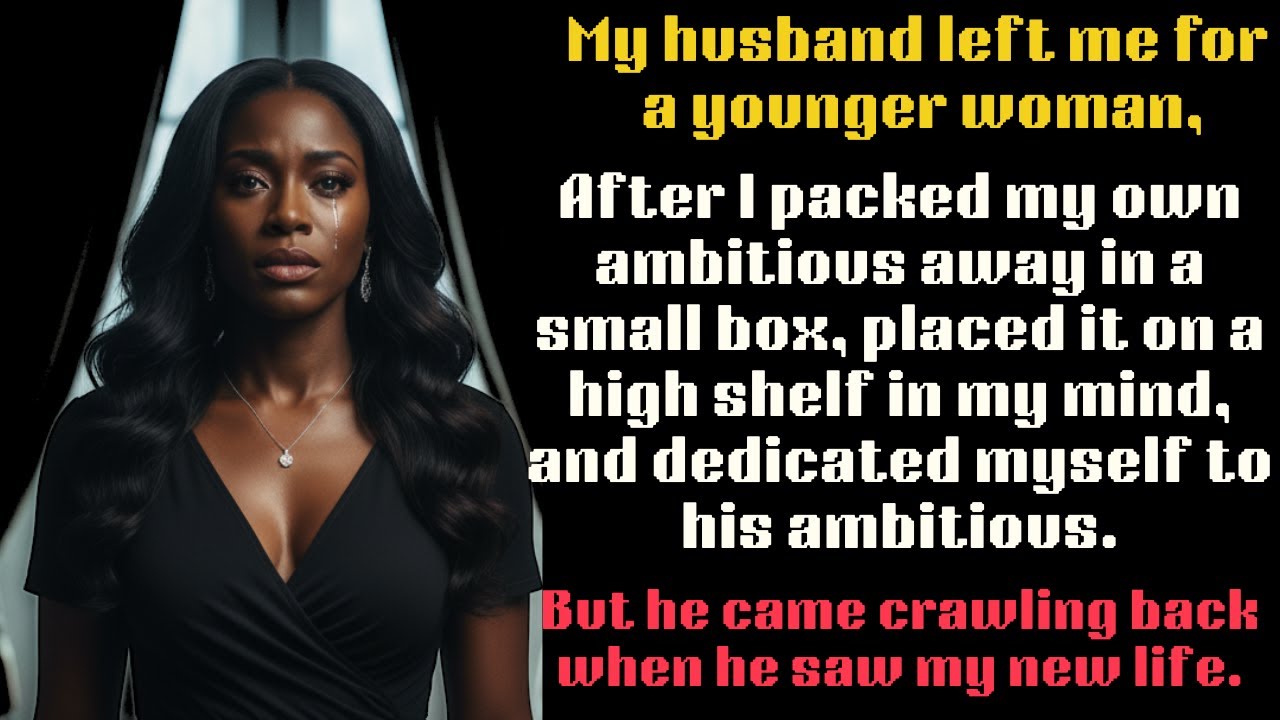 My husband left me for a younger woman, but he came crawling back when he saw my new life.