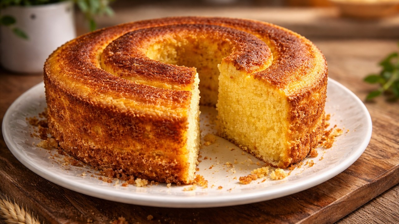 O Melhor BOLO DE MILHO de Liquidificador que Você Vai Fazer! 🌽