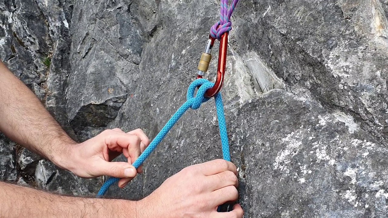 02 Die wichtigsten Kletterknoten - Der HMS-Knoten