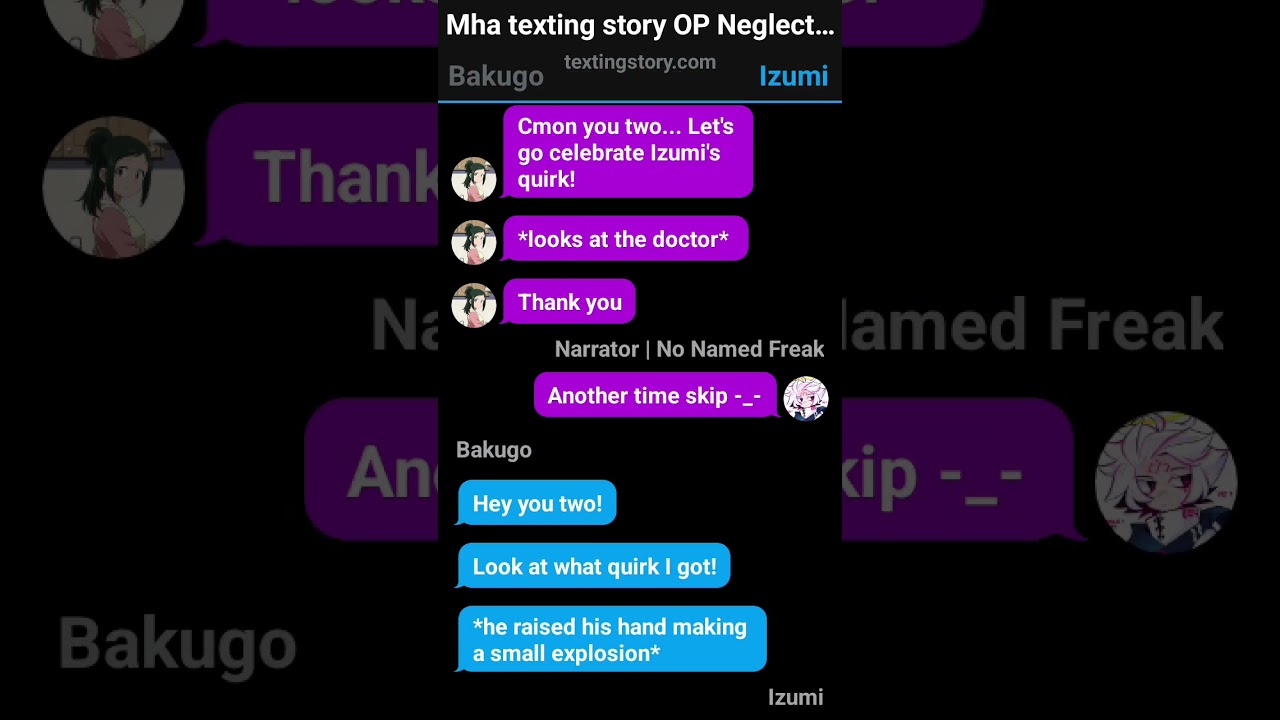 Mha texting story|OP Neglected Deku X ???