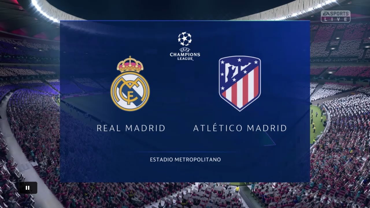 FIFA 19 REAL MADRID VS ATLETICO MADRID GAMEPLAY WALKTHROUGH CHAMPIONS LEAGUE FINAL MATCH 1080/60HZ