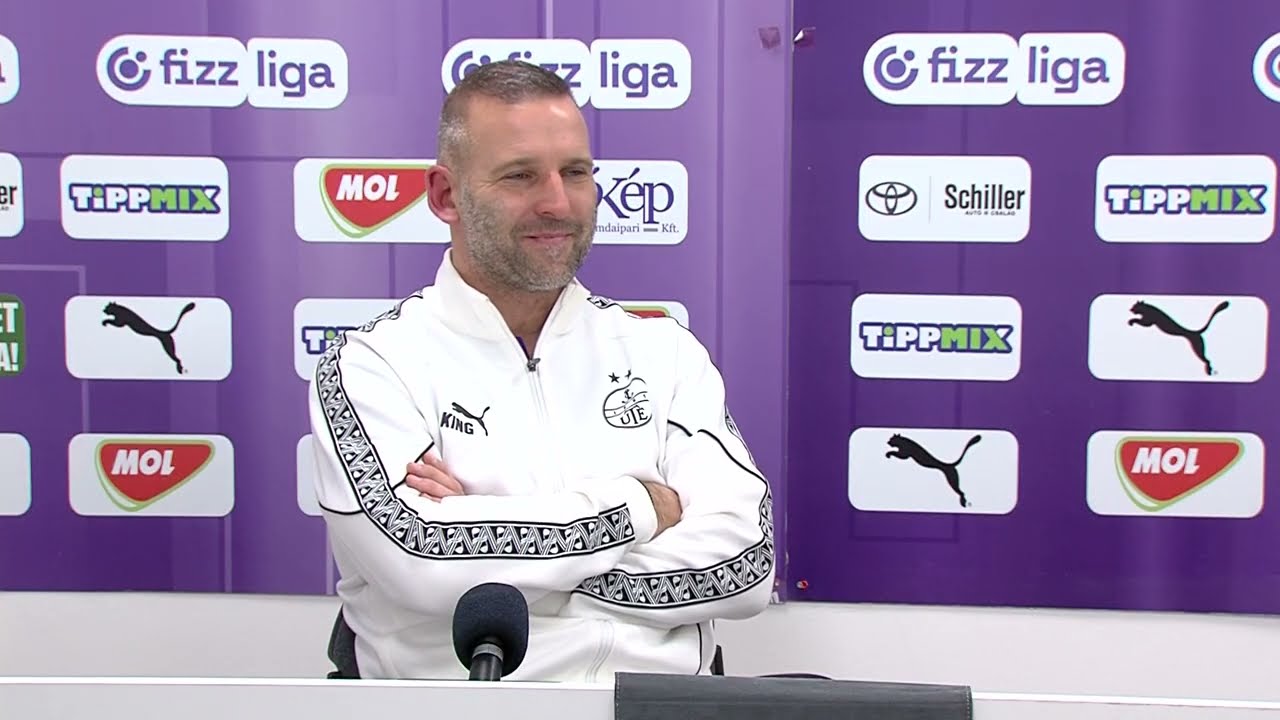 Sajtótájékoztató – Újpest FC–Puskás Akadémia FC – Fizz Liga, 20. forduló
