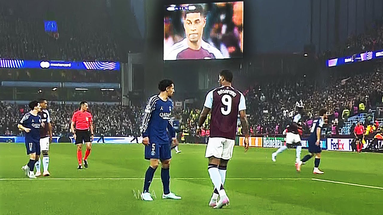 Rashford reactions vs PSG
