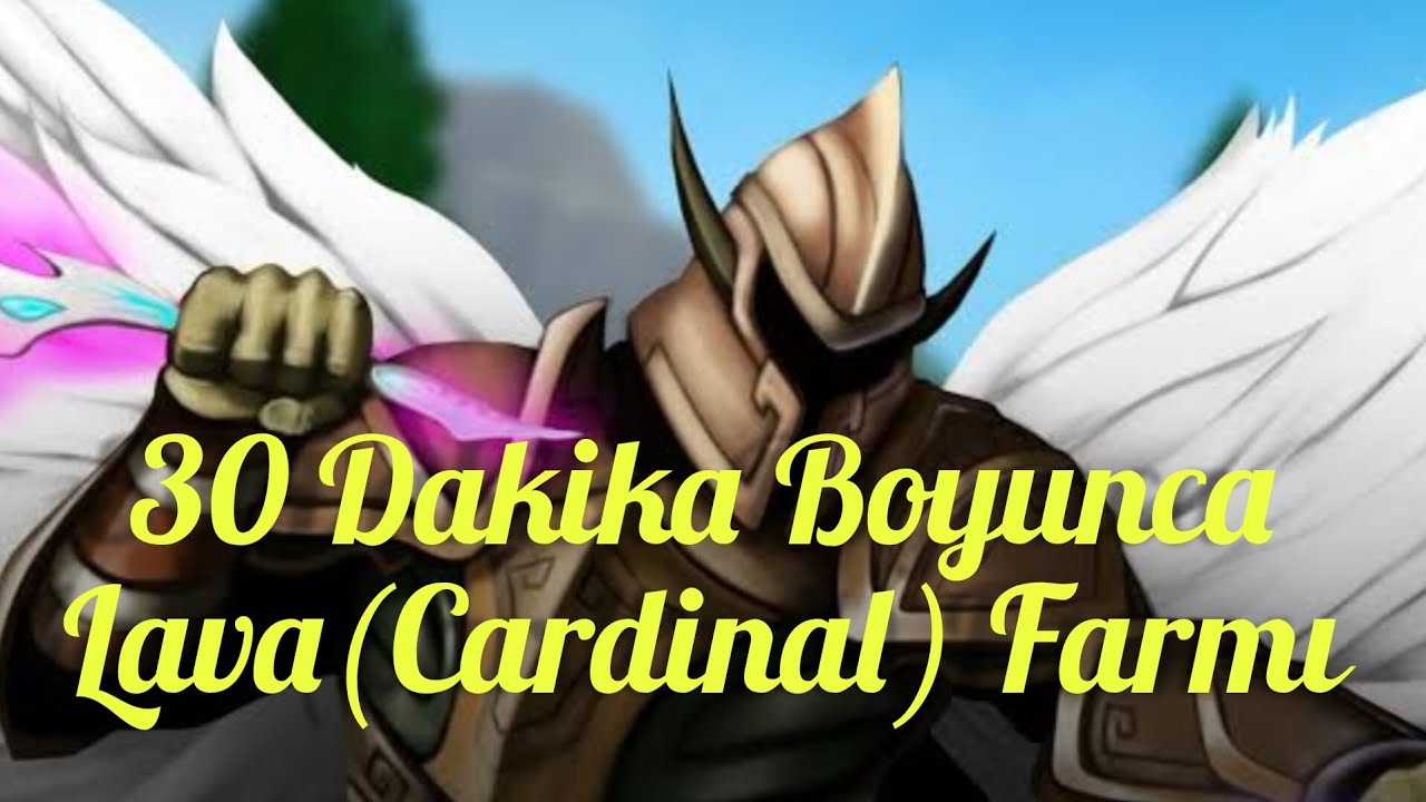 NOWA ONLINE ARES Sunucusunda 30 Dakika Lava Cardahorn(Cardinal) Farmı.