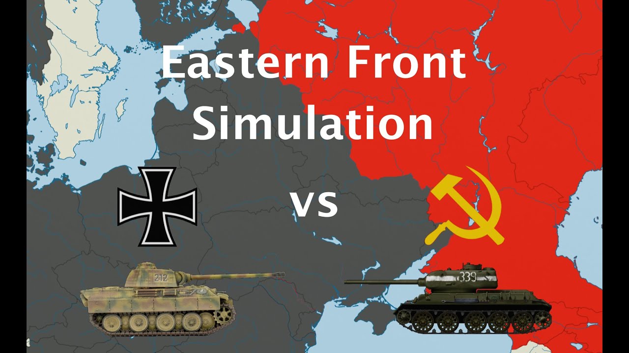 Could Germany have won against the Soviets? A Counterfactual History Simulation of World War Two