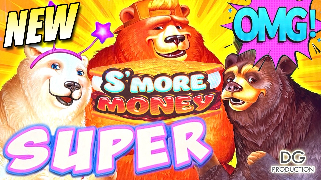 🚨NEW🚨OMG S'MORE MONEY SUPER BONUS LAST LUCKY CHANCE SPIN SLOT MACHINE CASINO BIG WIN LAS VEGAS WOW