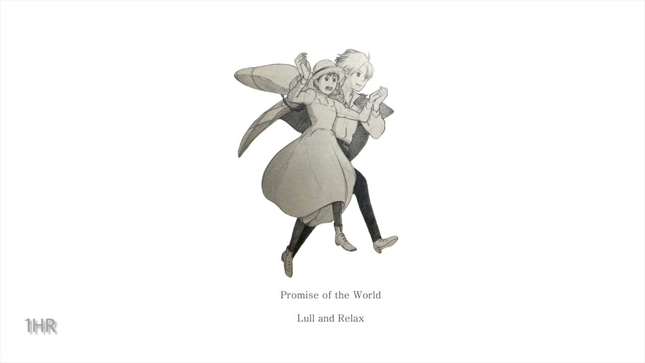 (1 Hour) The promise of the world - Howl's Moving Castle OST (Lull and Relax)