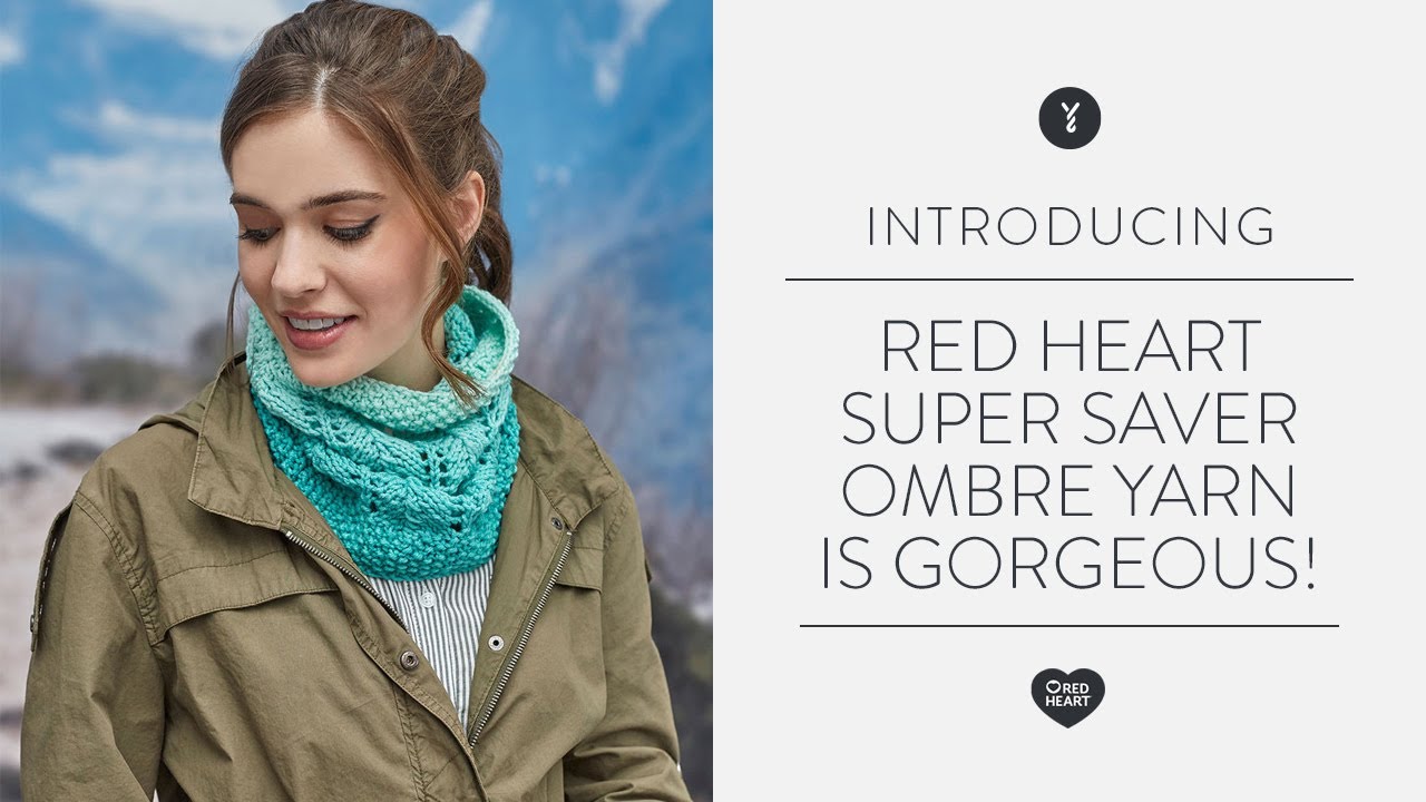 Red Heart Super Saver Ombre Yarn is Gorgeous!