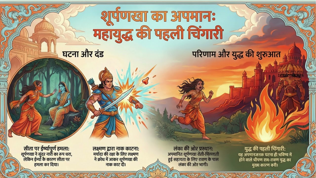 रामायण की उत्पत्ति (विषय 26) - शूर्पणखा की विरूपता |
