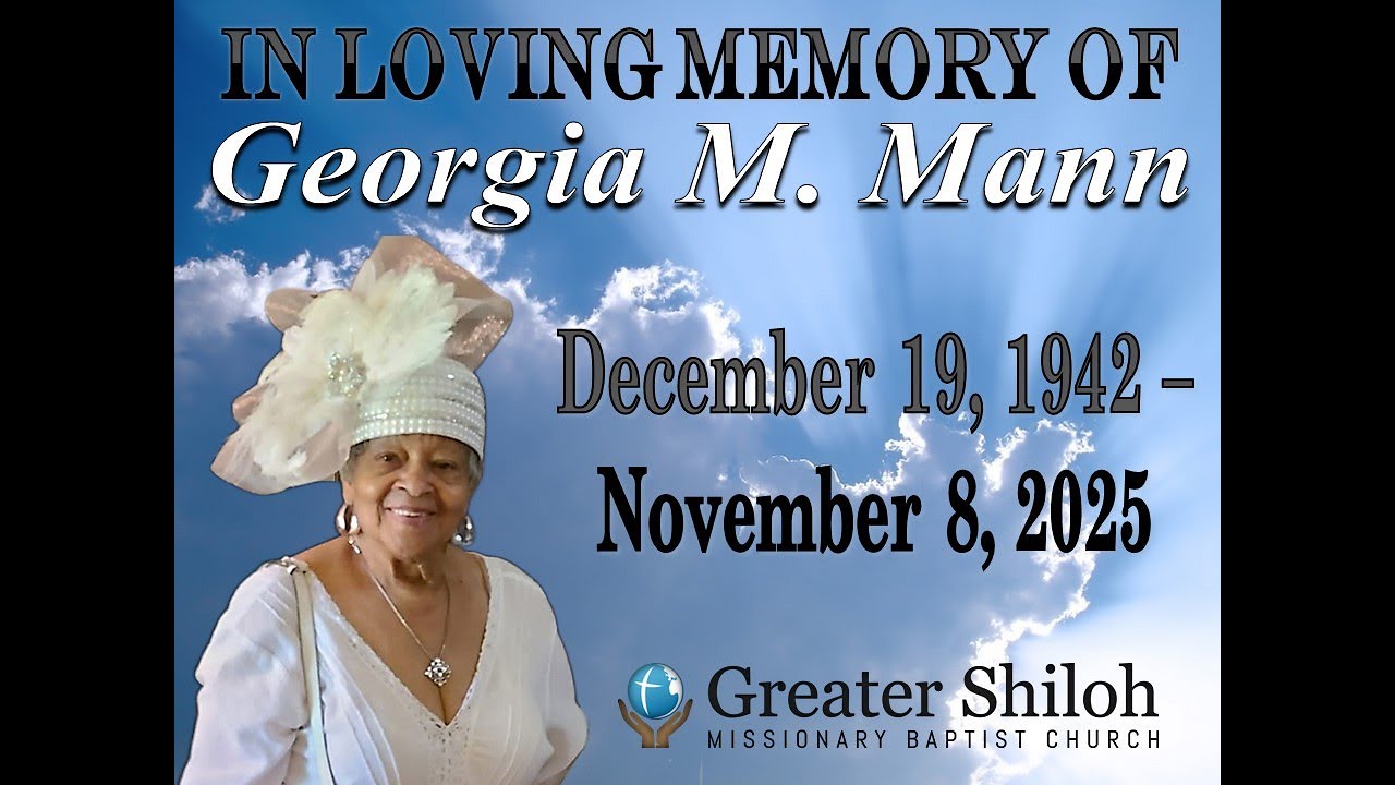 In Loving Memory Of Georgia M. Mann