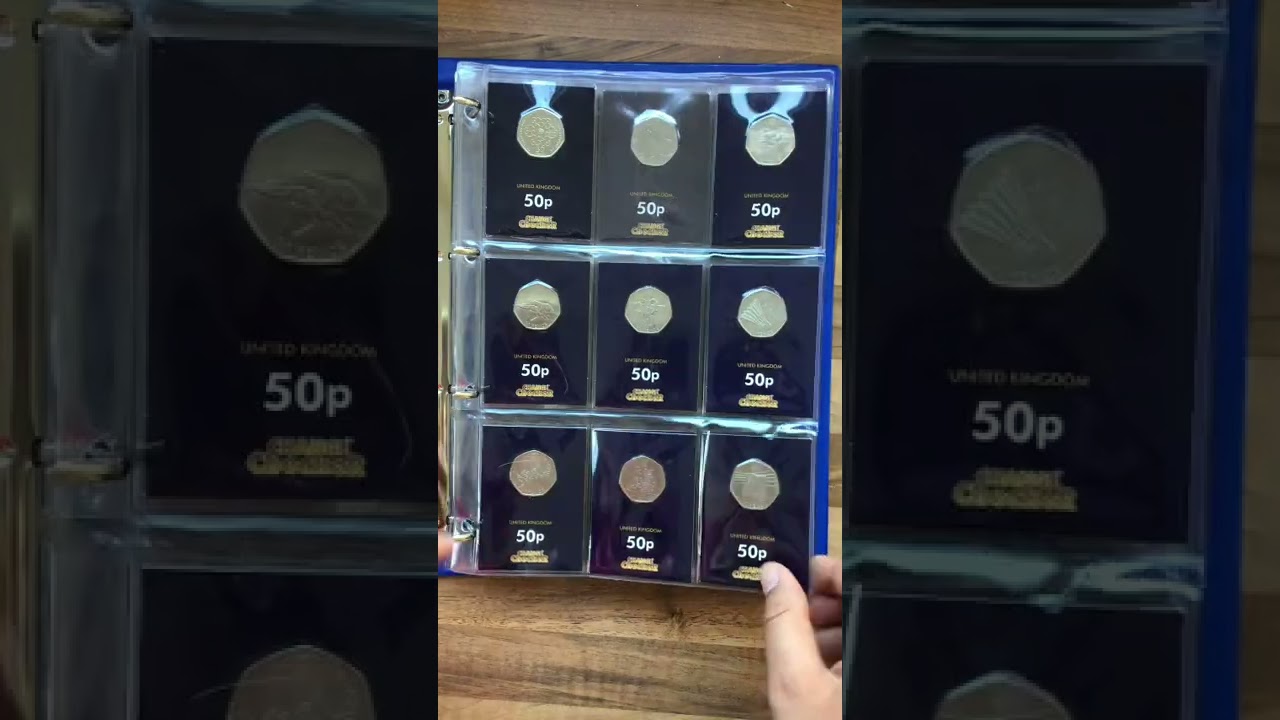 50p UK Coin Collection - Change Checker Carded Circulated & BUNC Coin Collection (Kew Gardens)