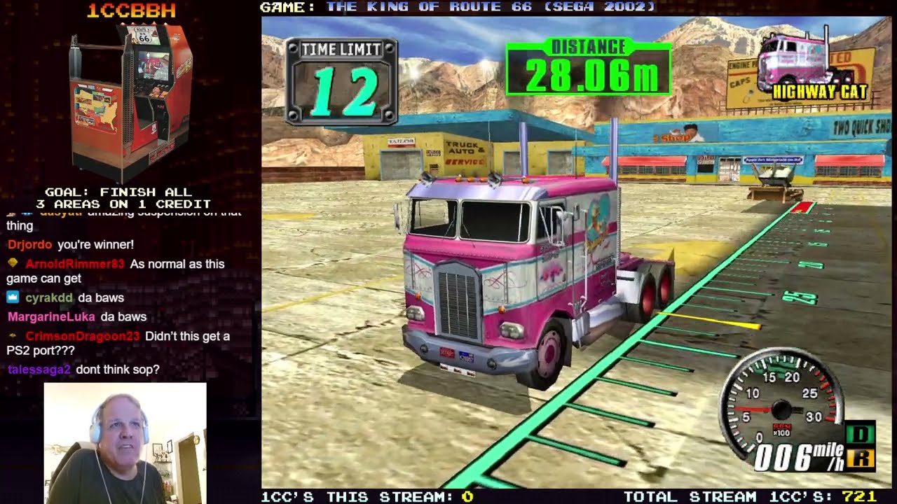 1CCBBH - 722. The King of Route 66 (Highway Cat, 1 Credit Clear)