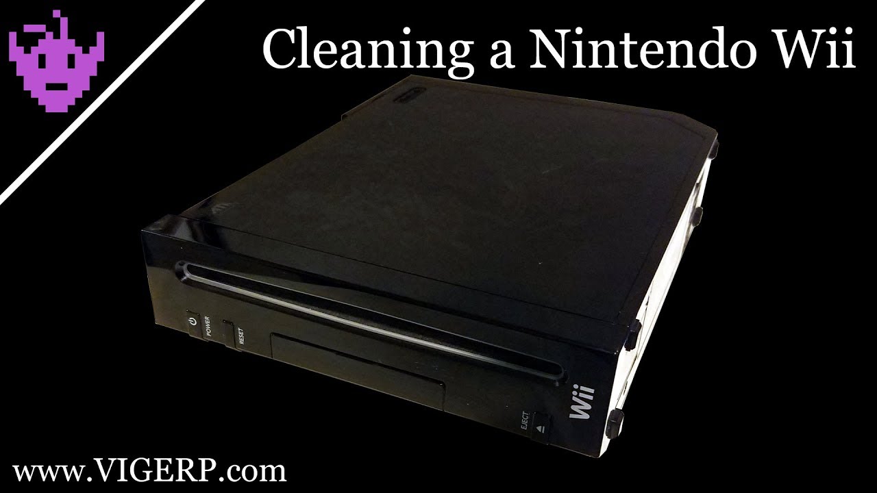 Cleaning a Nintendo Wii