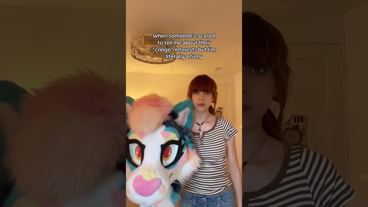ALWAYS a safe space for &ldquo;cringe&rdquo; stuff😭 #furry #fursuit #therian #shorts #funny #fyp #viral #real