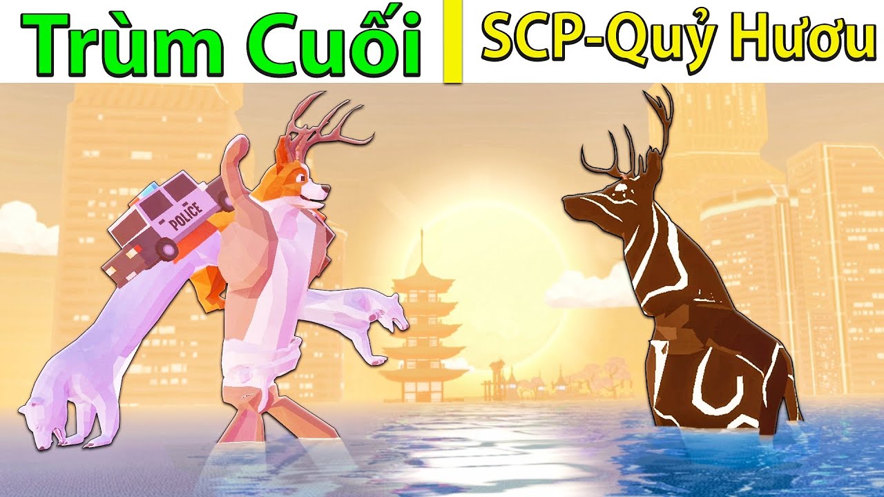 NẾU SLENDERMAN ĐIỀU KHIỂN SIÊU THÚ KHỔNG LỒ TIÊU DIỆT TRÙM CUỐI SCP-QUỶ HƯƠU TRONG DEER SIMULATOR
