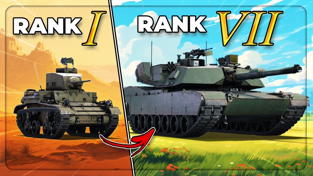 Развитие танков до уровня TOP в War Thunder в 2025 году