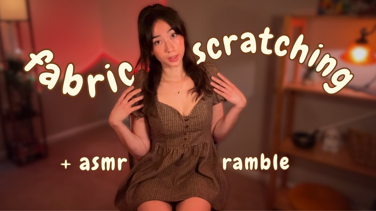 ASMR Fabric Scratching & Rambling 💛✨