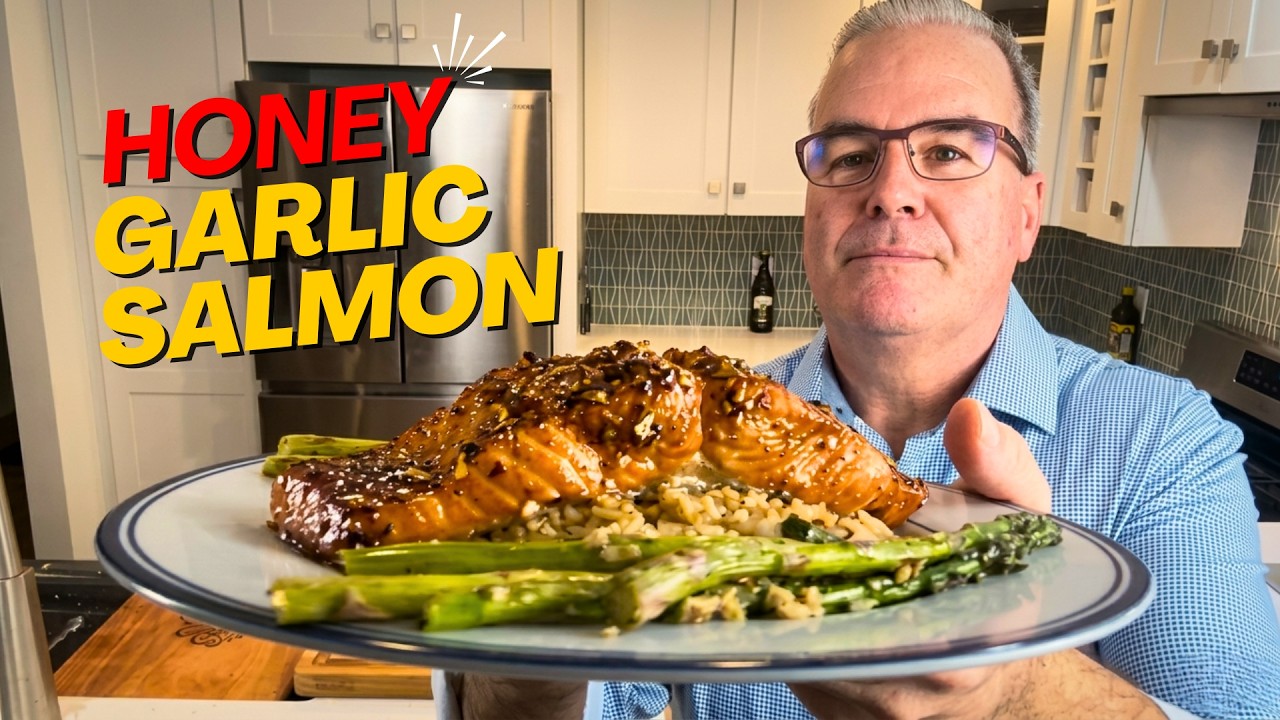 Honey Garlic Salmon That Beats Any Restaurant (Full Dinner)