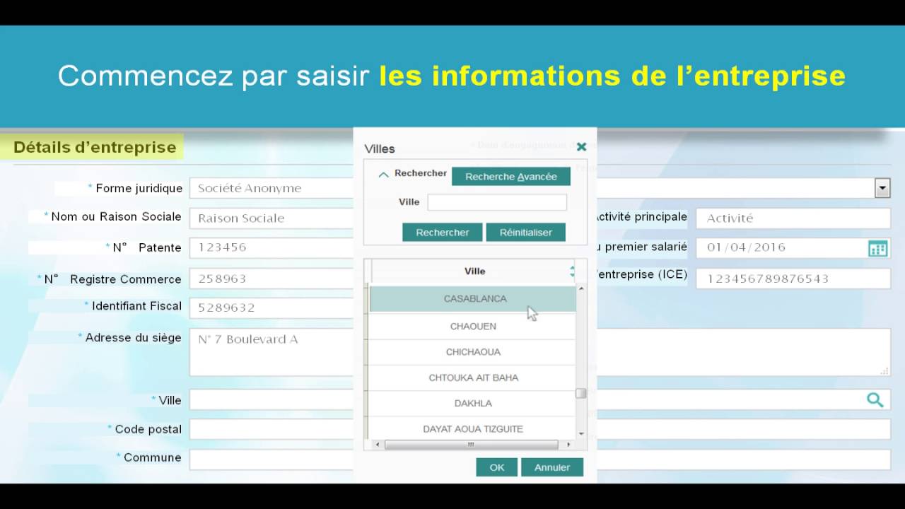 Nouveau portail DAMANCOM Demande d'affiliation