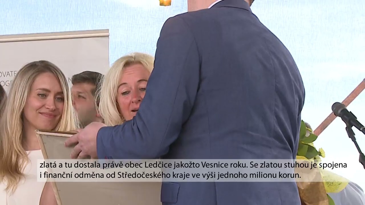 Ledčice se staly Vesnicí roku Středočeského kraje 2023