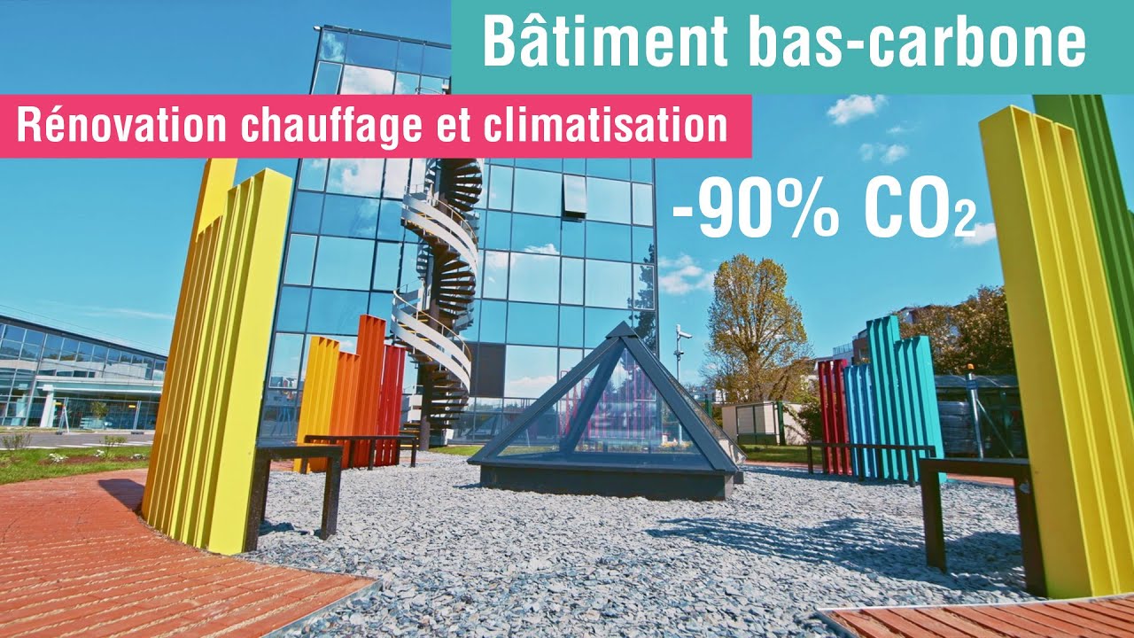 Rénovation chauffage et climatisation d'un bâtiment bas carbone grâce à la géoénergie