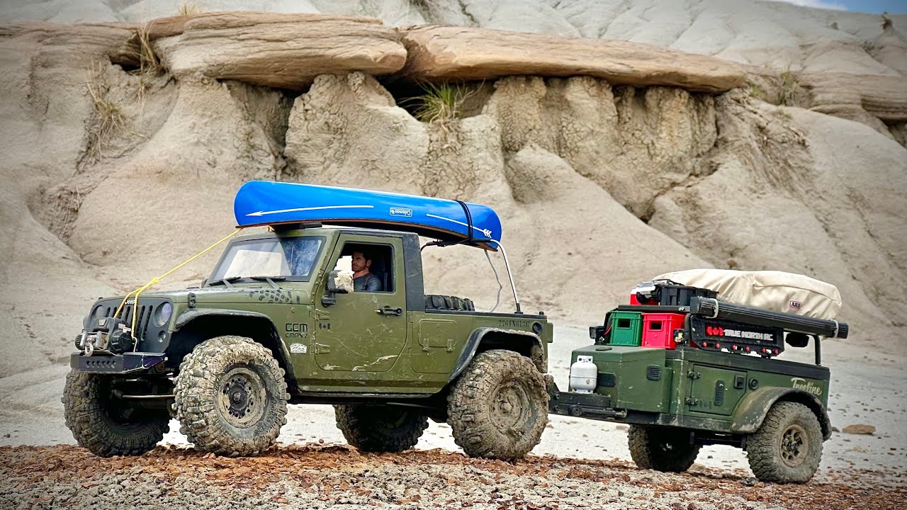 Overland Drum run with Scale Town - RC CWR