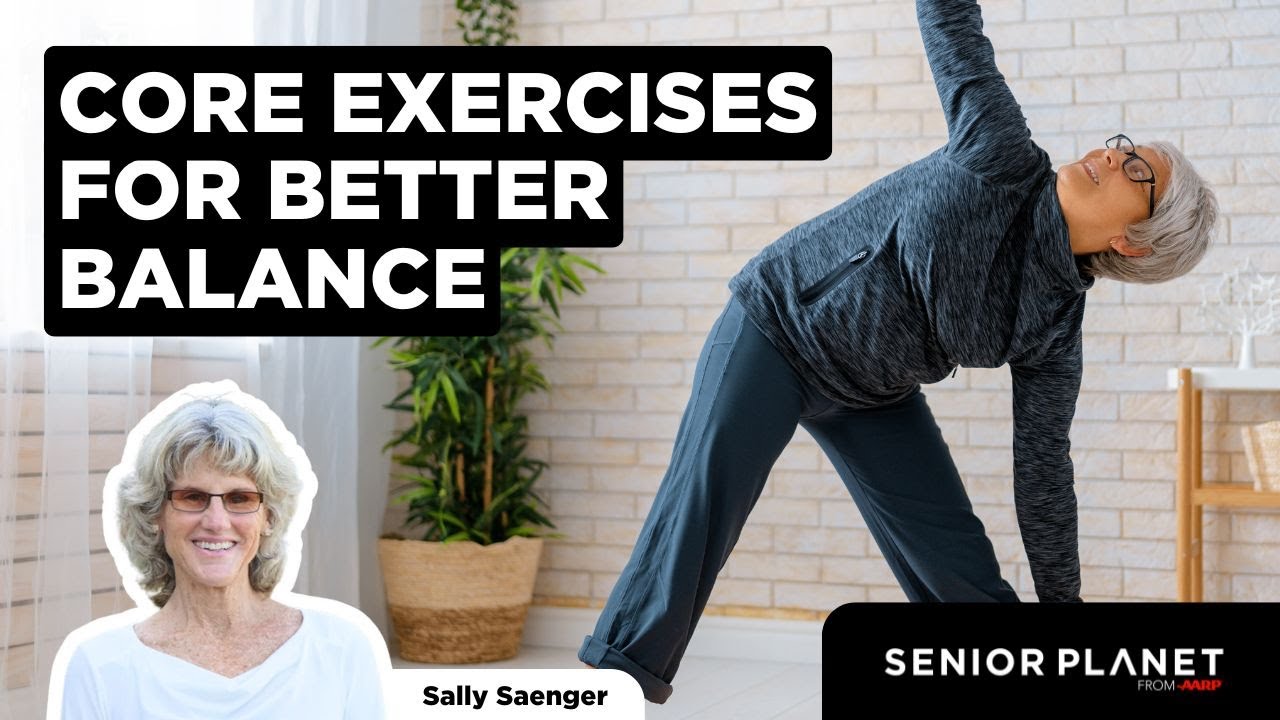 Core Exercises for Better Balance: Fitness Class for Seniors