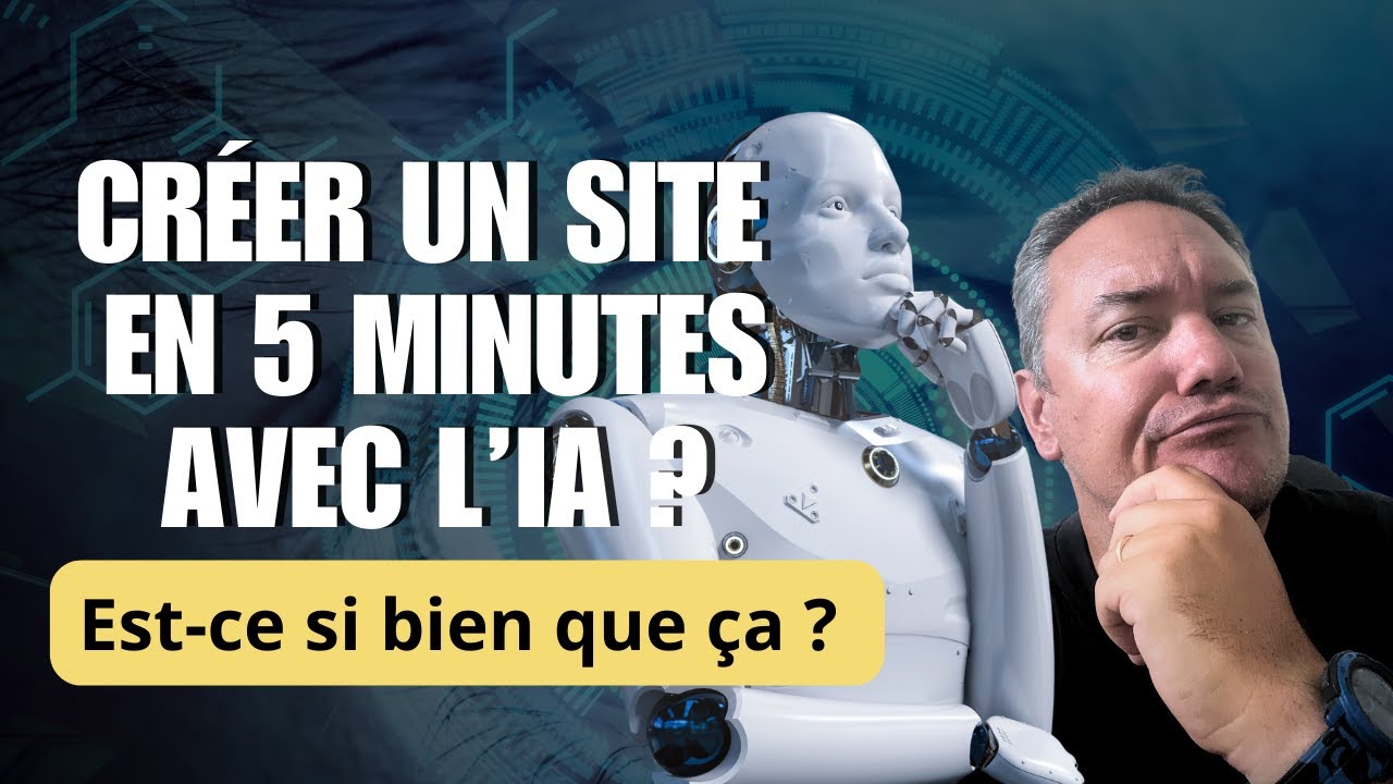 Créer un site internet avec l'IA en 5 minutes, est-ce si bien que ça ? Est-ce si pertinent ?