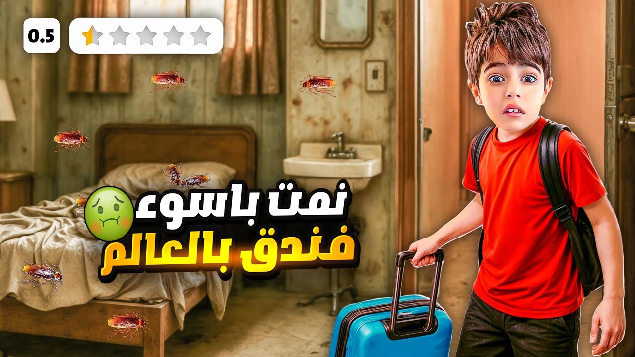 يوم كامل باسوء واقذر فندق بالعالم😭/لقيت غرف سرية😱