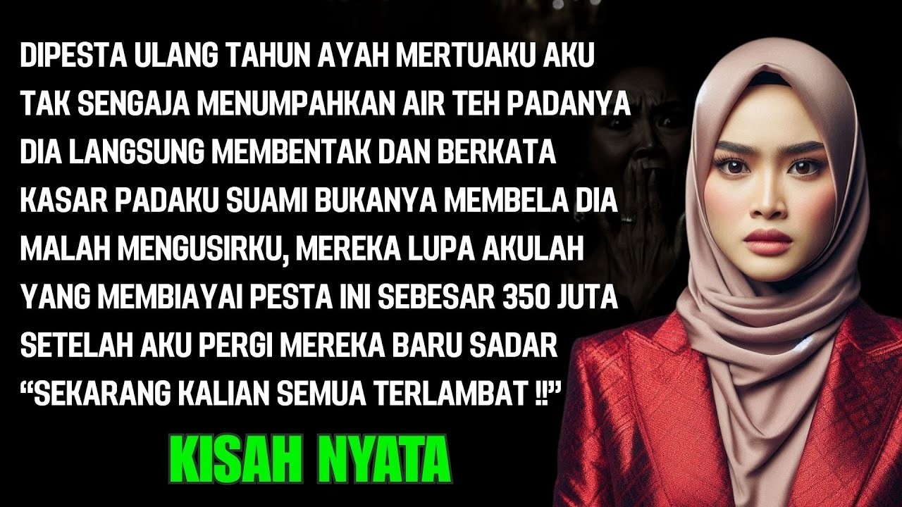 SUAMI MENGUSIRKU KARENA AKU TAK SENGAJA MENUMPAHKAN MINUMAN KE AYAH MERTUAKU-TUNGGU BALASANKU