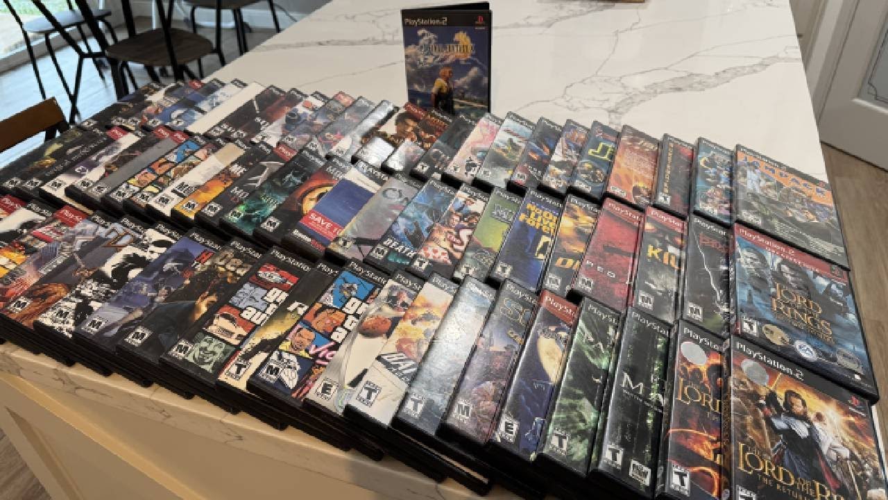 Коллекция видеоигр для PlayStation 2!